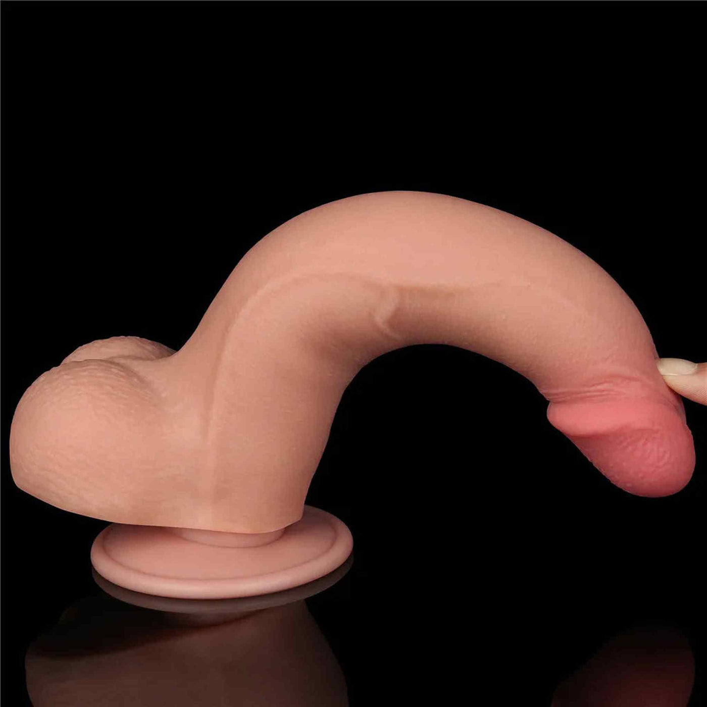 Fallo Scappellabile come un pene vero - Rosa Carne, 8.5″