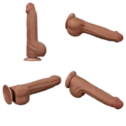 Fallo Super Realistico con Pelle Scorrevole - 11.5″ Mulatto