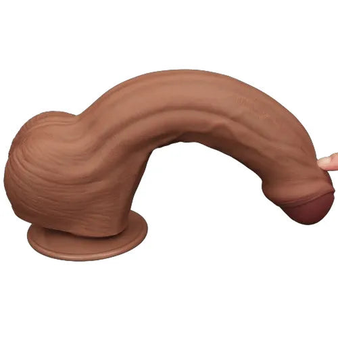 Fallo Super Realistico con Pelle Scorrevole - 11.5″ Mulatto
