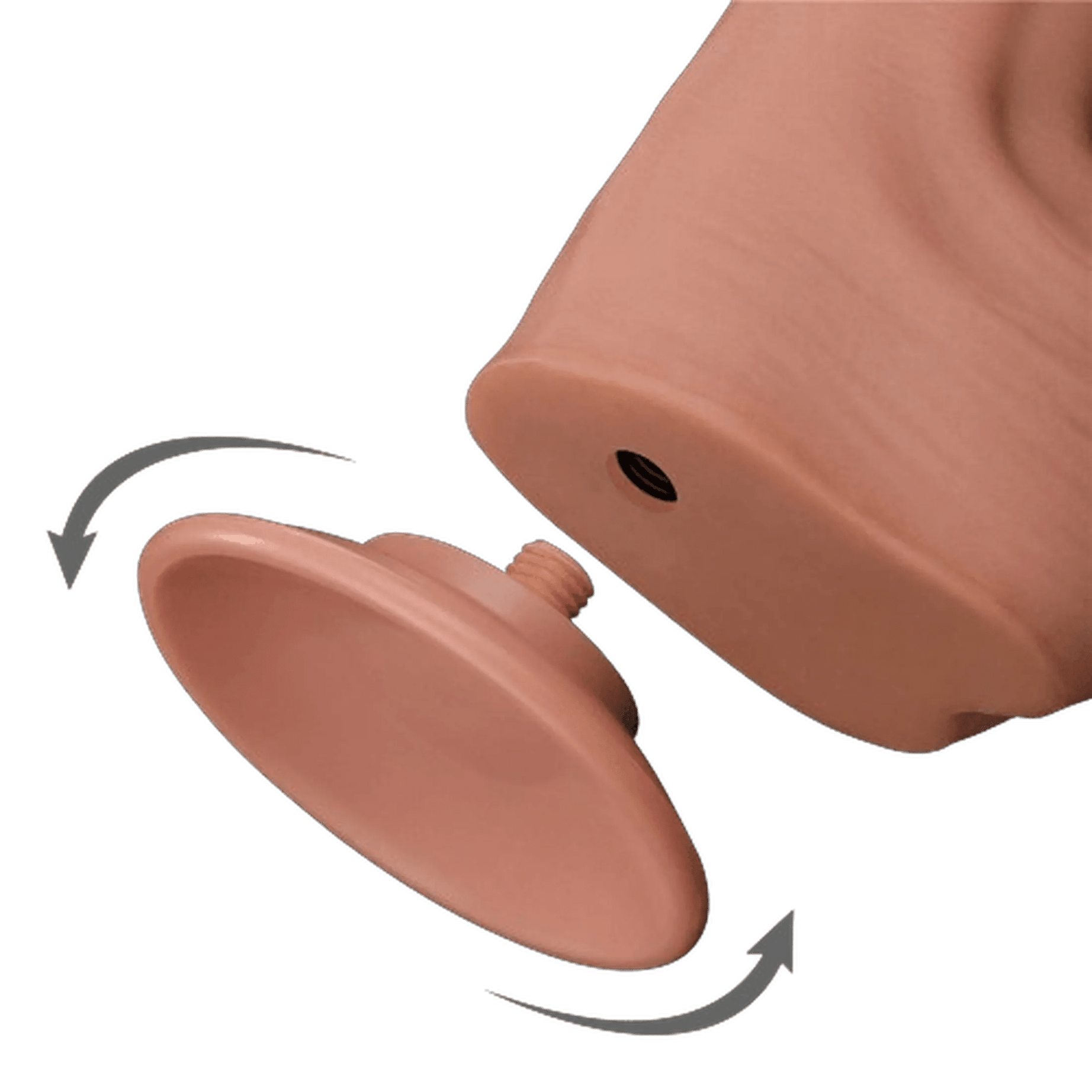 Fallo Super Realistico con Pelle Scorrevole - 11.5'' Rosa Carne