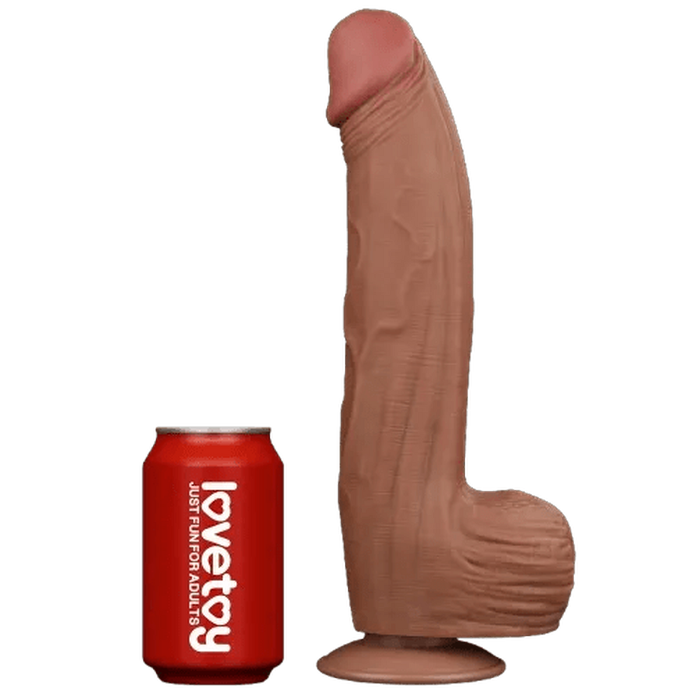 Fallo Super Realistico con Pelle Scorrevole - 12″ Mulatto 31 cm Ø 6.2 cm