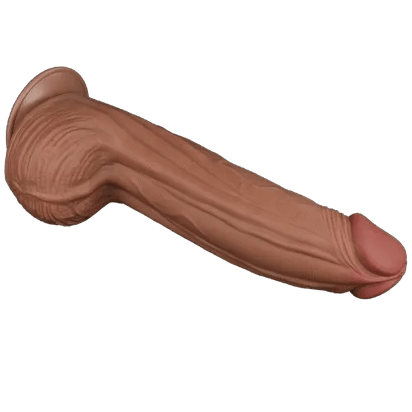 Fallo Super Realistico con Pelle Scorrevole - 12″ Mulatto 31 cm Ø 6.2 cm
