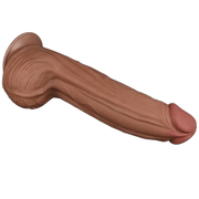 Fallo Super Realistico con Pelle Scorrevole - 12″ Mulatto 31 cm Ø 6.2 cm