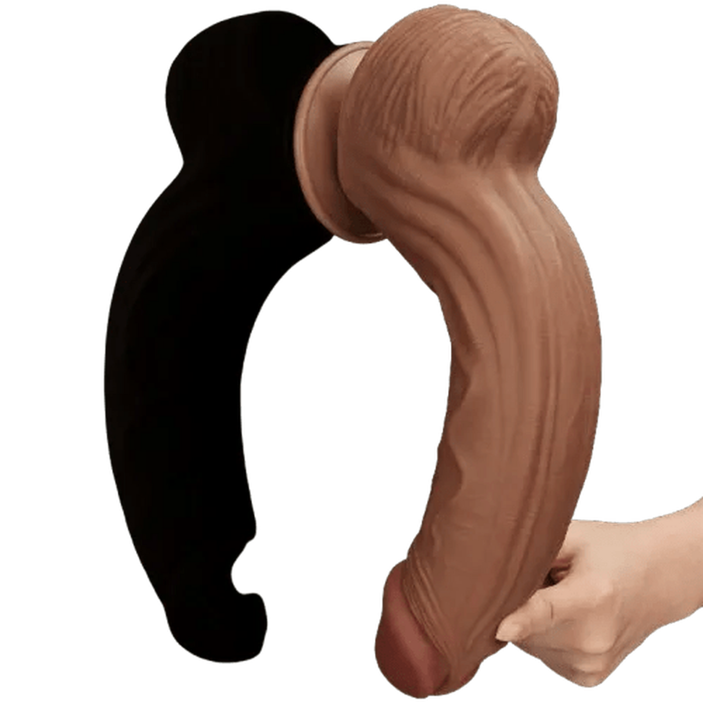 Fallo Super Realistico con Pelle Scorrevole - 12″ Mulatto 31 cm Ø 6.2 cm