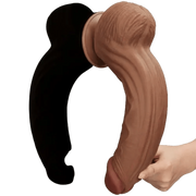 Fallo Super Realistico con Pelle Scorrevole - 12″ Mulatto 31 cm Ø 6.2 cm