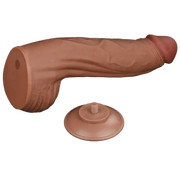 Fallo Super Realistico con Pelle Scorrevole - 12″ Mulatto 31 cm Ø 6.2 cm