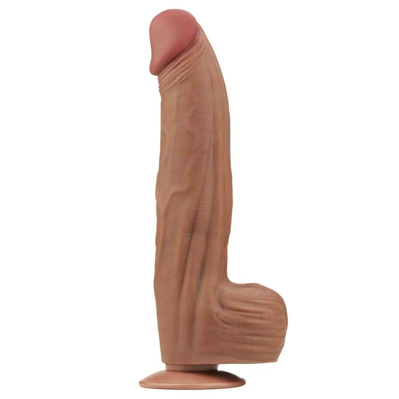 Fallo Super Realistico con Pelle Scorrevole - 12″ Mulatto 31 cm Ø 6.2 cm