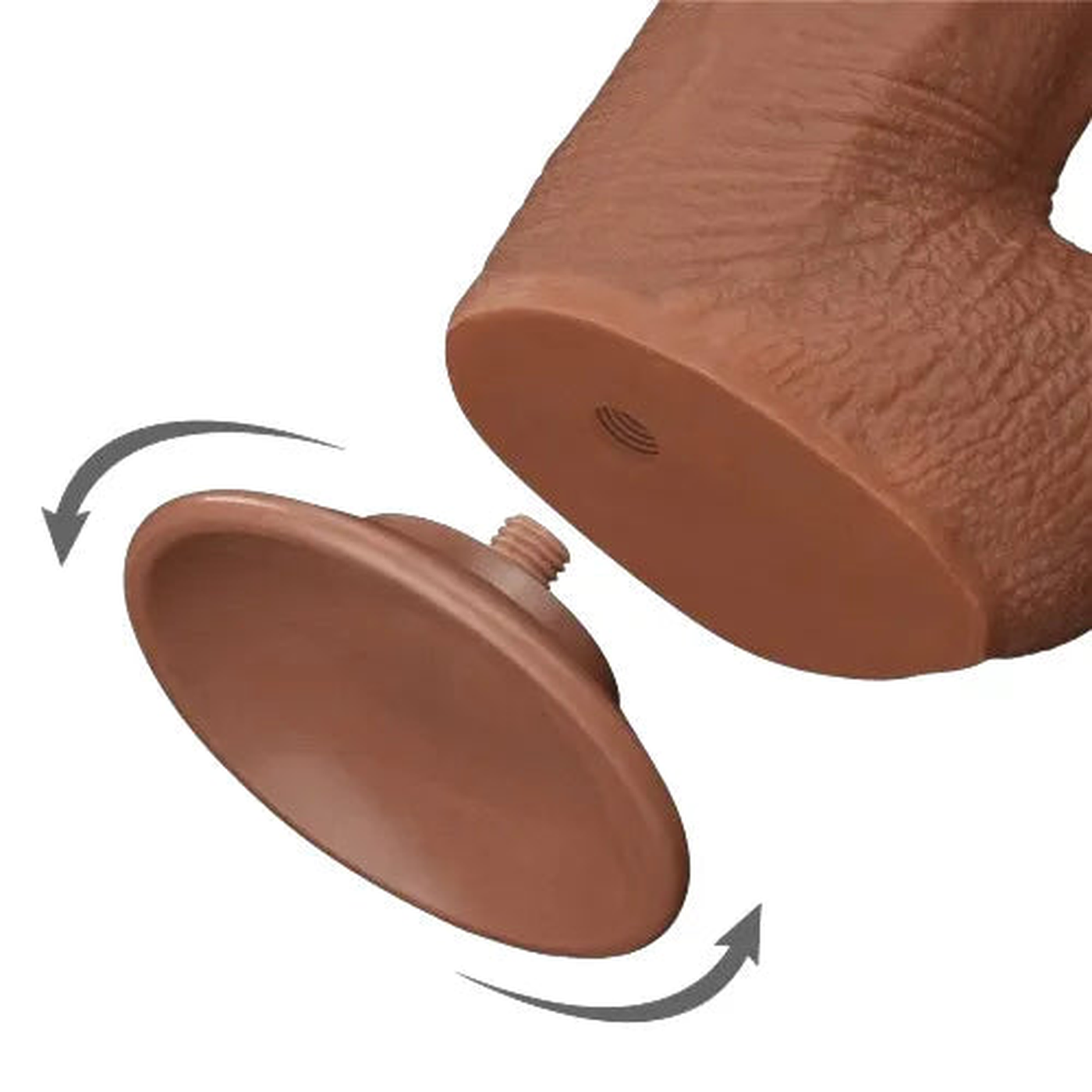 Fallo Super Realistico con Pelle Scorrevole - 13.5″ Mulatto
