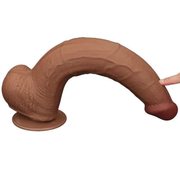 Fallo Super Realistico con Pelle Scorrevole - 13.5″ Mulatto