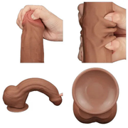 Fallo Super Realistico con Pelle Scorrevole - 11.5″ Mulatto