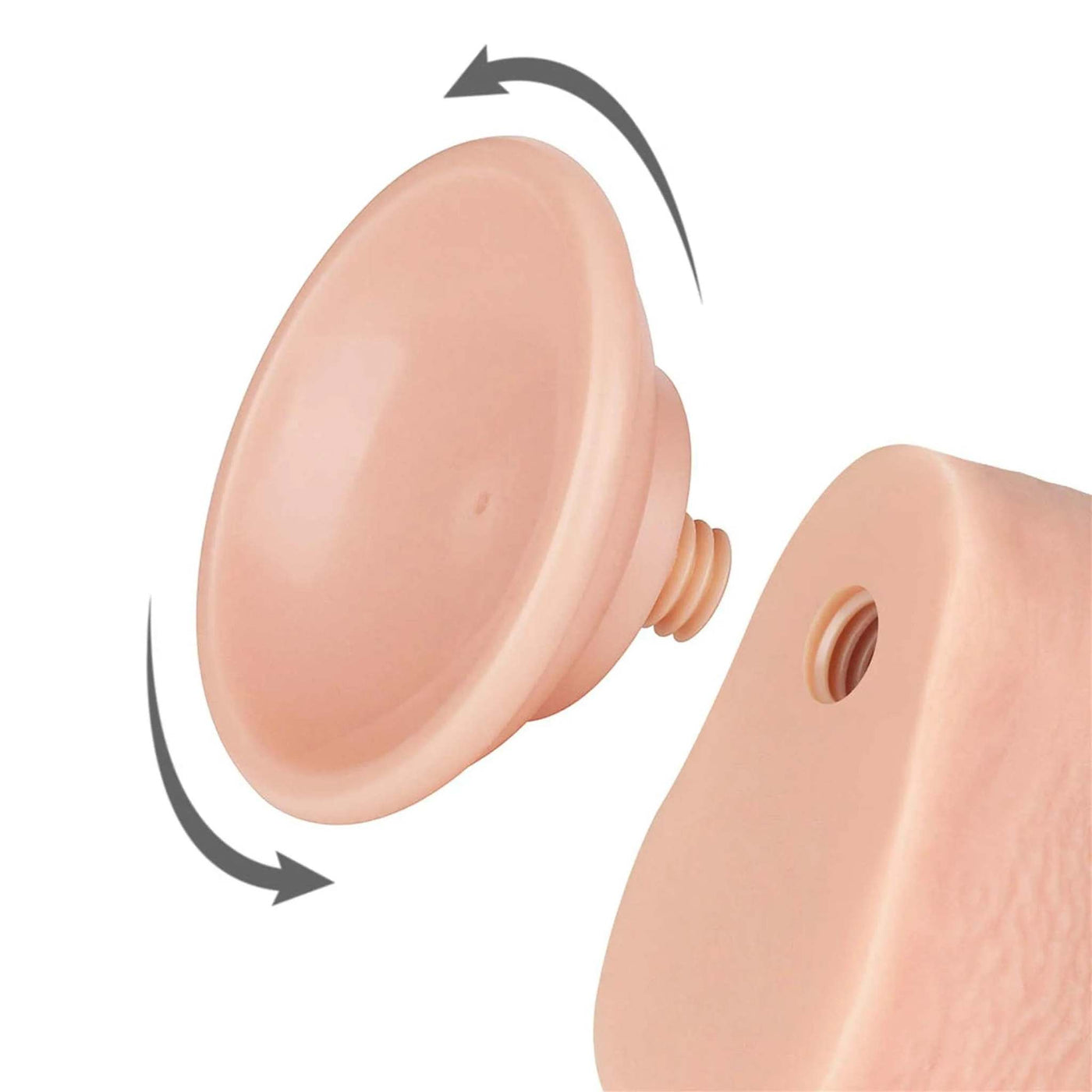 Fallo Super Realistico con Pelle Scorrevole come un Membro Vero - 9″ Rosa Carne