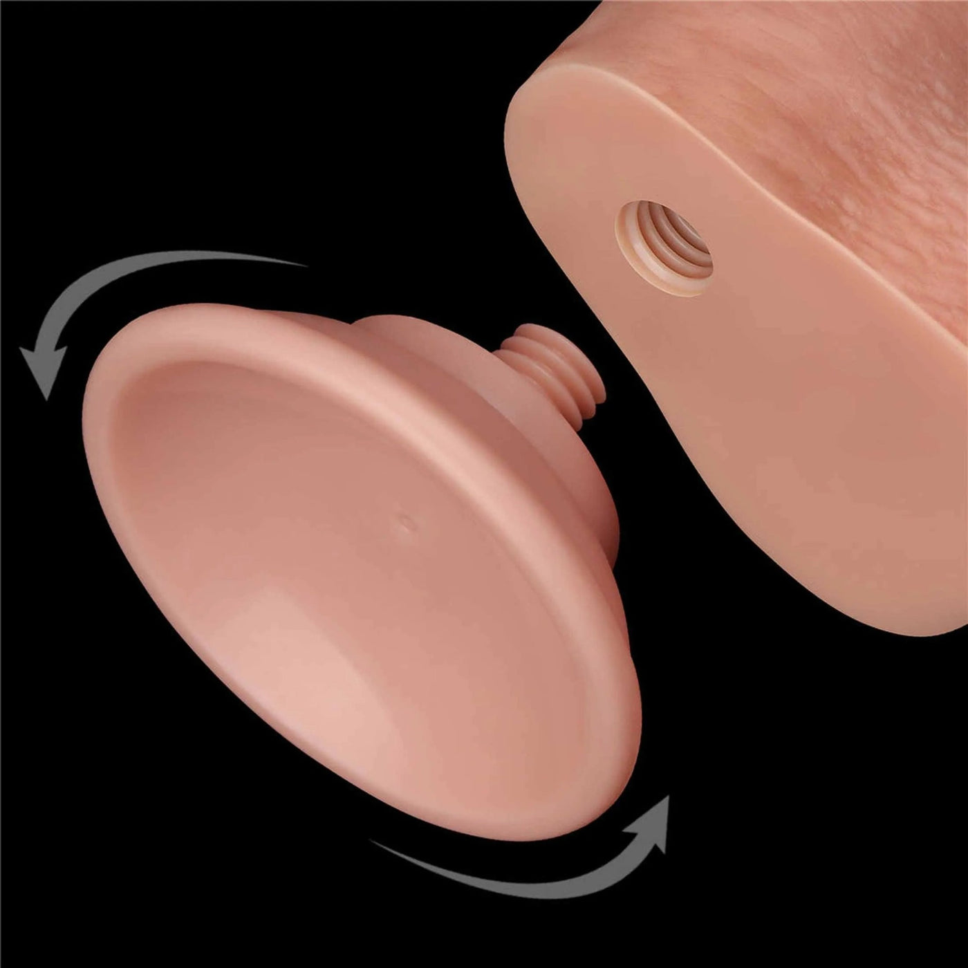 Fallo Super Realistico con Pelle Scorrevole come un Membro Vero - 9″ Rosa Carne