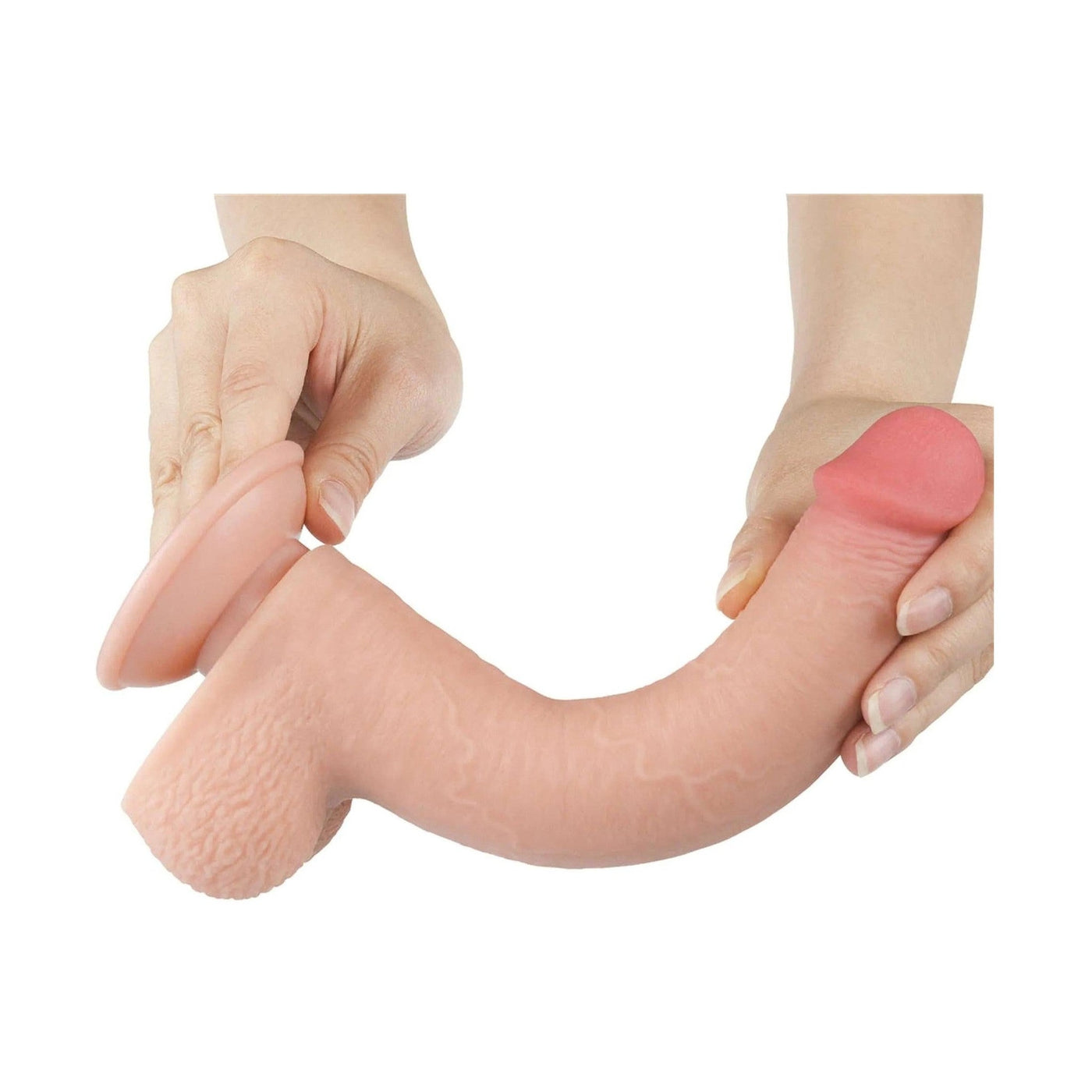 Fallo Super Realistico con Pelle Scorrevole come un Membro Vero - 9″ Rosa Carne