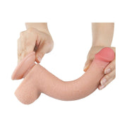 Fallo Super Realistico con Pelle Scorrevole come un Membro Vero - 9″ Rosa Carne