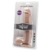 Fallo Vibrante Maxi 10″ con Testicoli e Ventosa