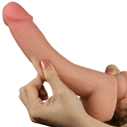 Fallo realistico con pelle scorrevole come un membro vero - 9', Rosa Carne