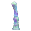 Fantasy Yellow Stallion Penis Silicone Dildo For Woman