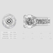 Feel Pocket Stroker Crystal + PowerBlow