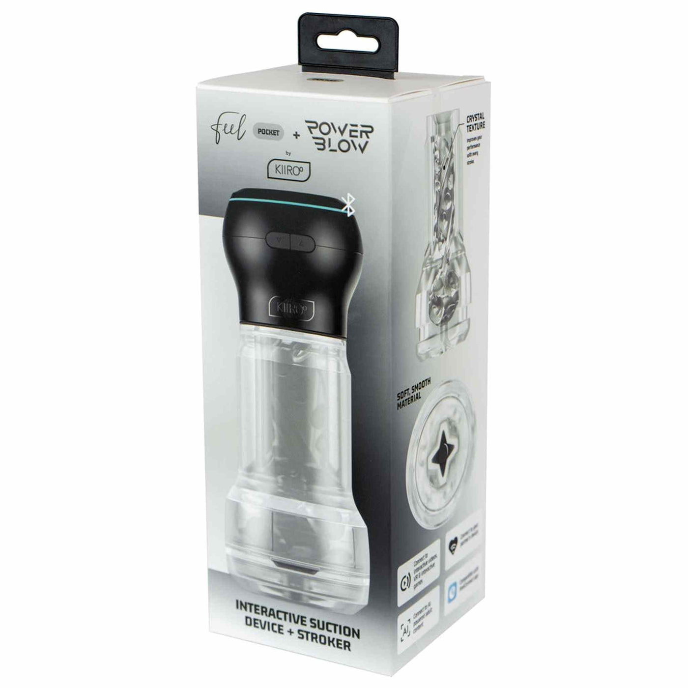 Feel Pocket Stroker Crystal + PowerBlow