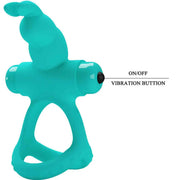 Figgy Anello Vibrante Doppio con Coniglietto Clitorideo
