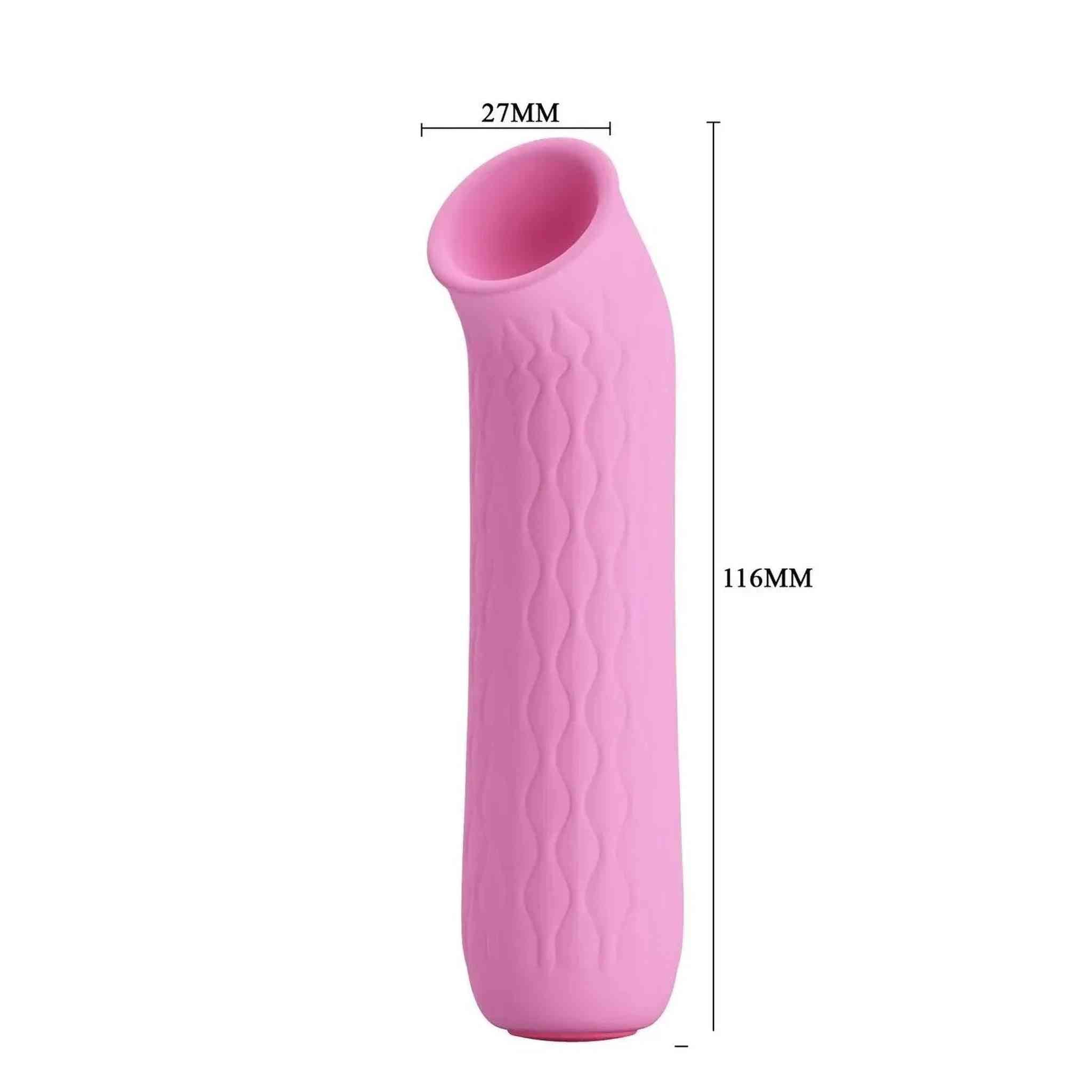 Ford Succhiaclitoride in Silicone con 12 diversi programmi di suzione e Memory Function - Anallergico, Ricaricabile, Rosa