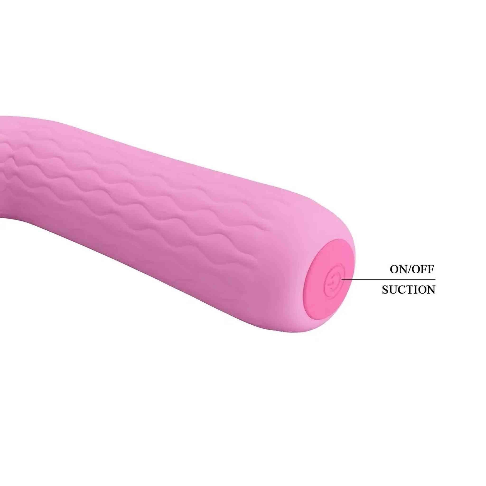 Ford Succhiaclitoride in Silicone con 12 diversi programmi di suzione e Memory Function - Anallergico, Ricaricabile, Rosa