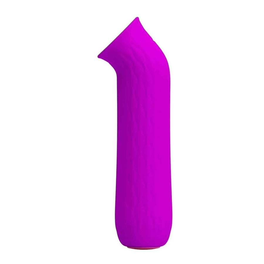 Ford Silicone Clit Sucker with 12 different sucking programs and Memory Function - Hypoallergenic, Rechargeable, Pink