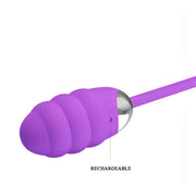 Franklin Potente Ovulo Vibrante senza fili con un motore da 12 diversi programmi di vibrazione - Silicone Medicale, Anallergico,