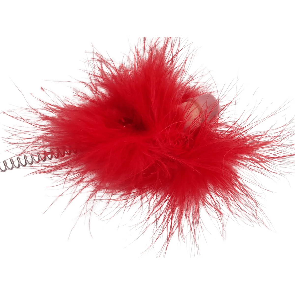 Frontino con pisellini a molla e peluche colori assortiti