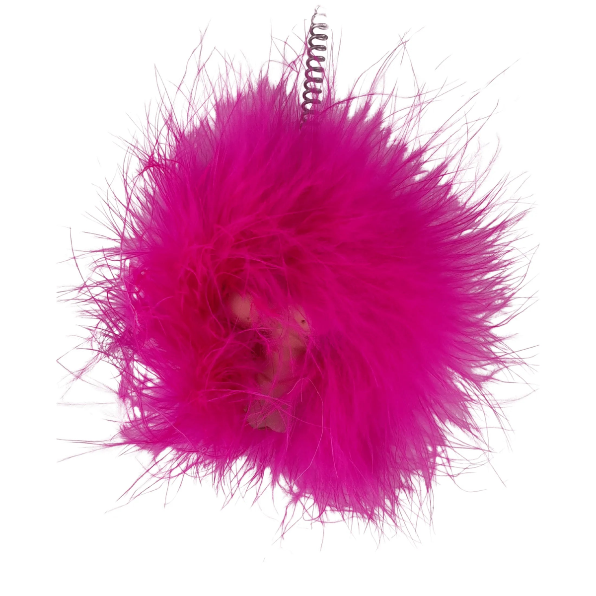 Frontino con pisellini a molla e peluche colori assortiti