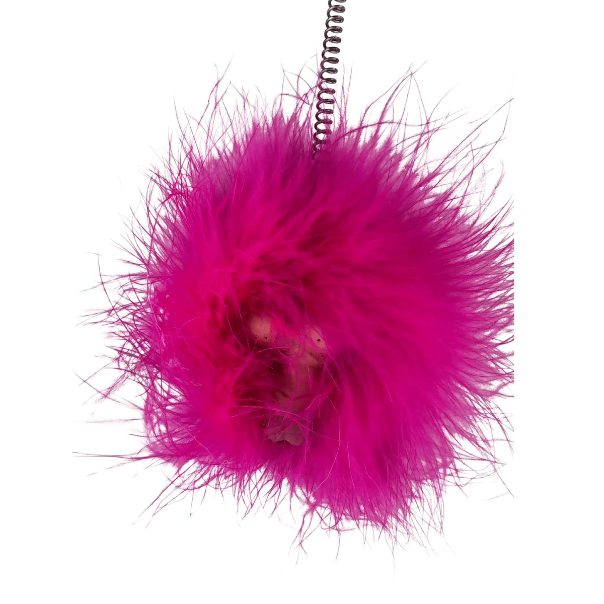 Frontino con pisellini a molla e peluche colori assortiti
