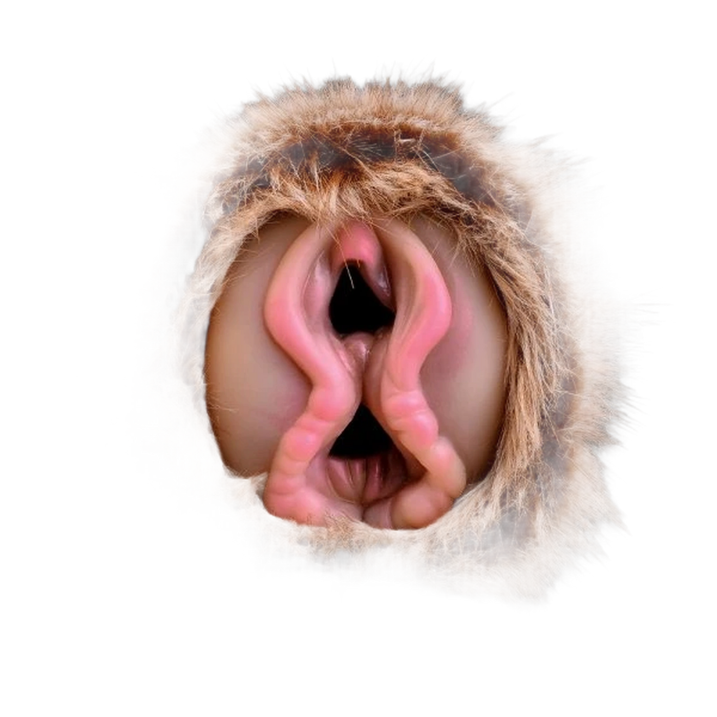 Furry Pussy Vaginal toy, Animal Design Male Masturbators