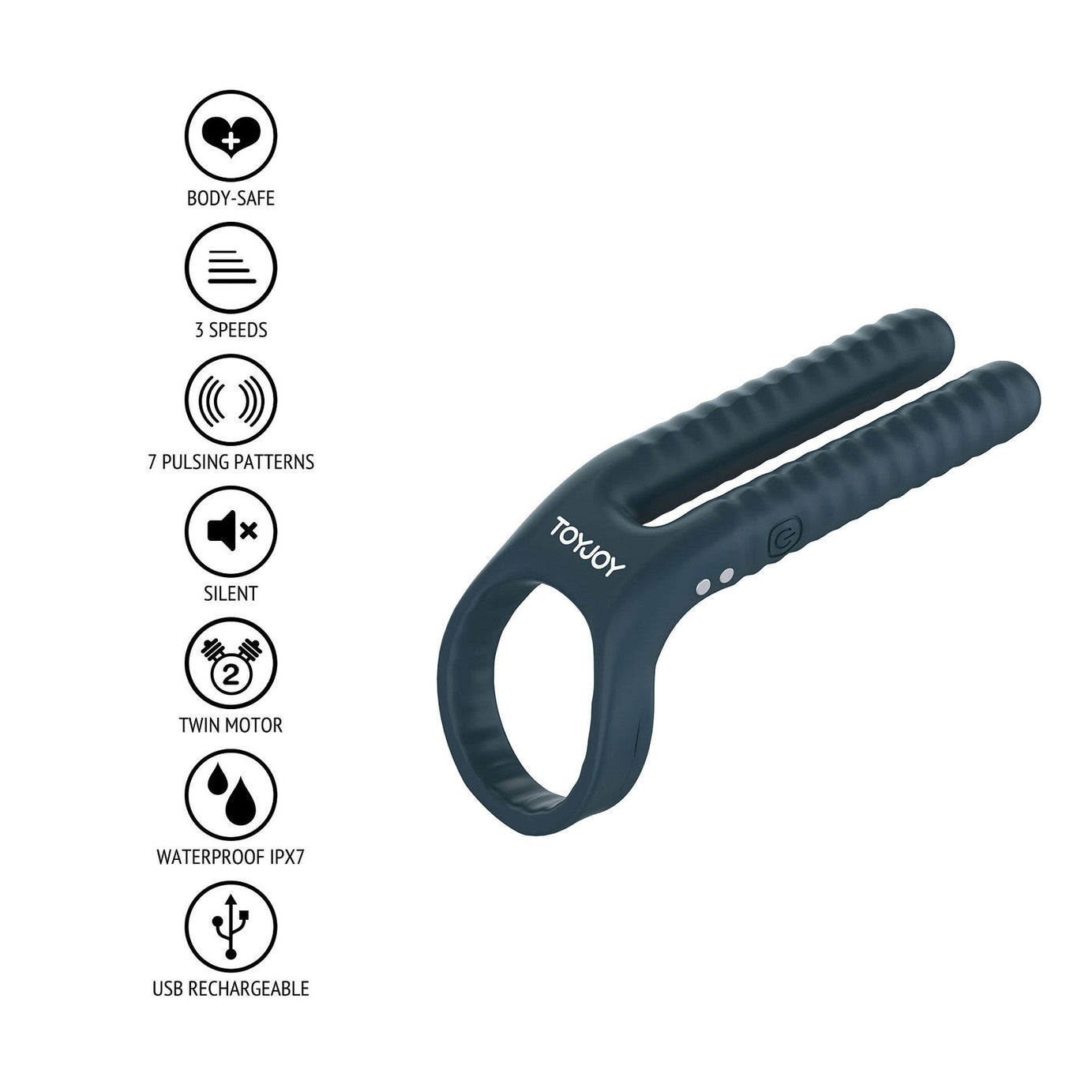 Fushion Anello Vibrante per Coppie