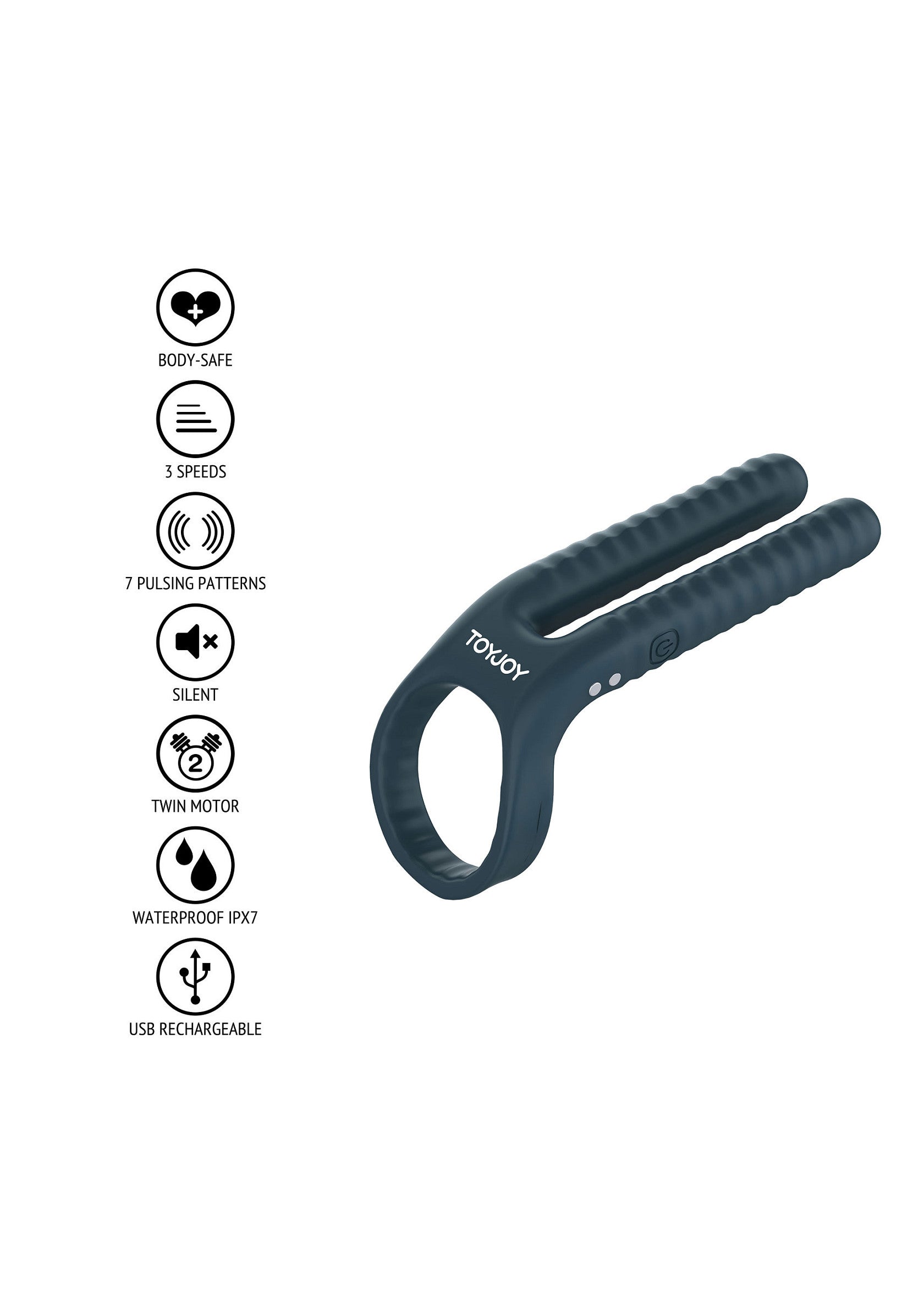 Fushion Anello Vibrante per Coppie