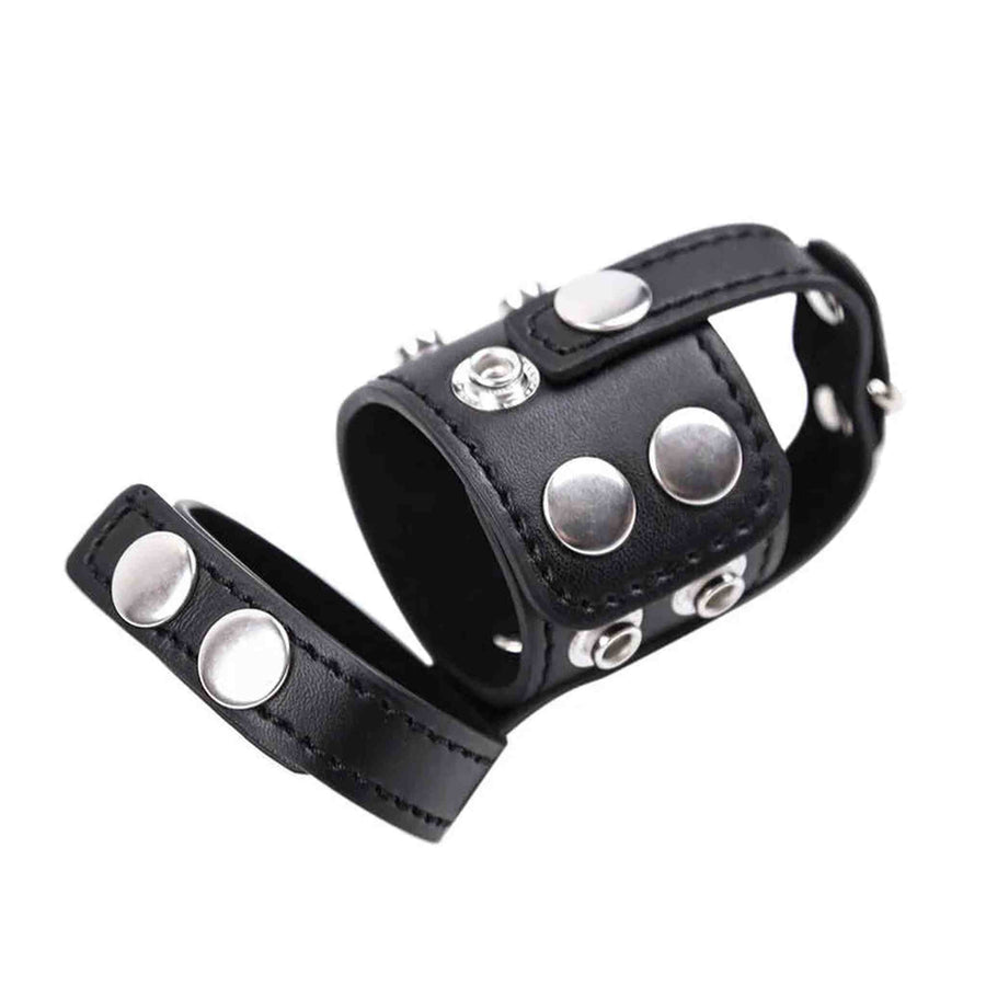 Faux Leather Penis Cage