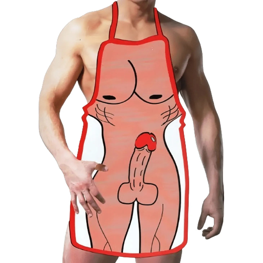 Gadget Scherzoso Sexy Grembiule ″Uomo Nudo″