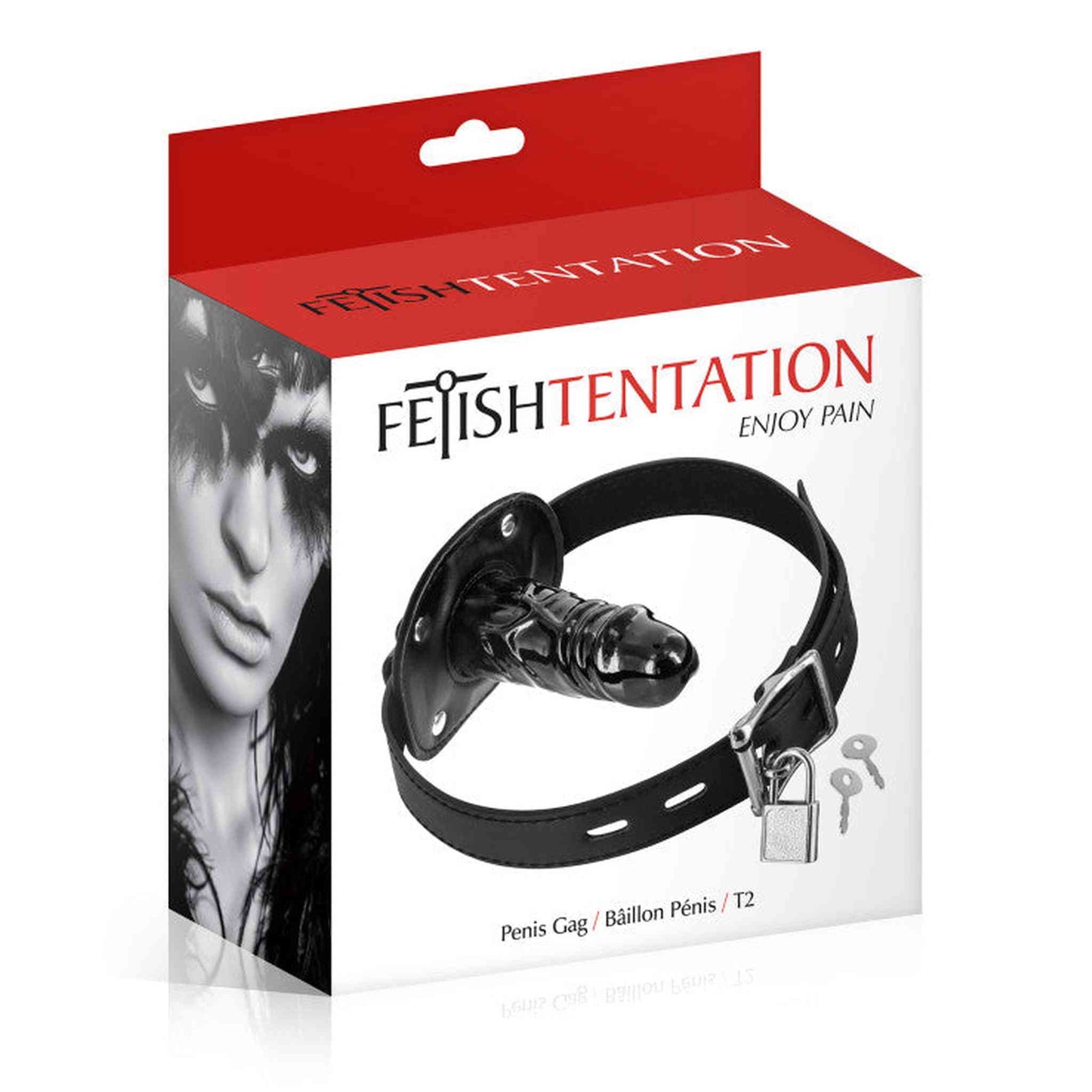 Gag con pene da 9.5 cm