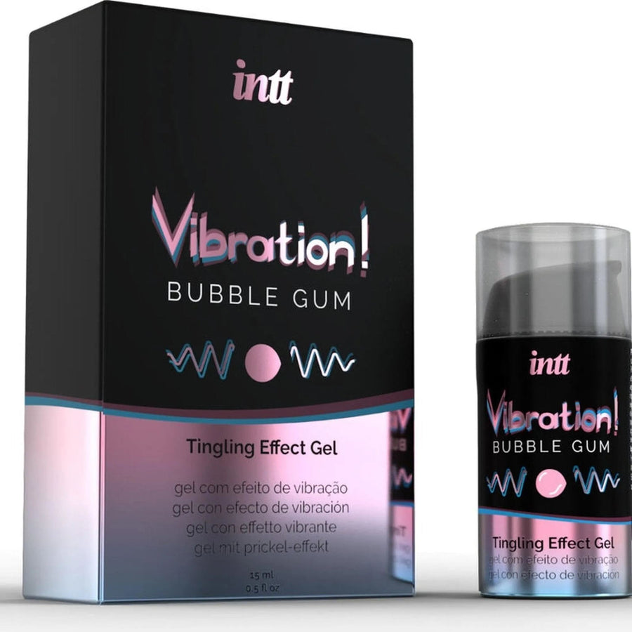 Stimulating Gel With Vibrant Effect - Bubble Gum Flavour