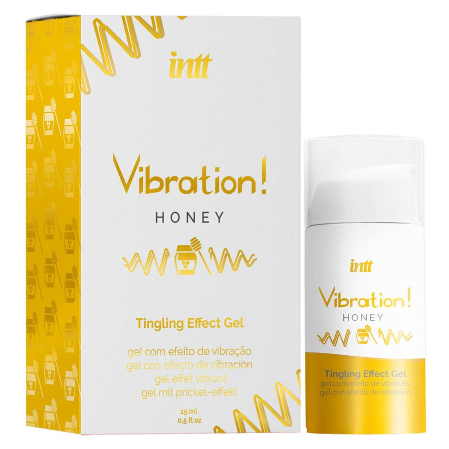 Stimulierendes Gel mit Vibrationseffekt, Honiggeschmack