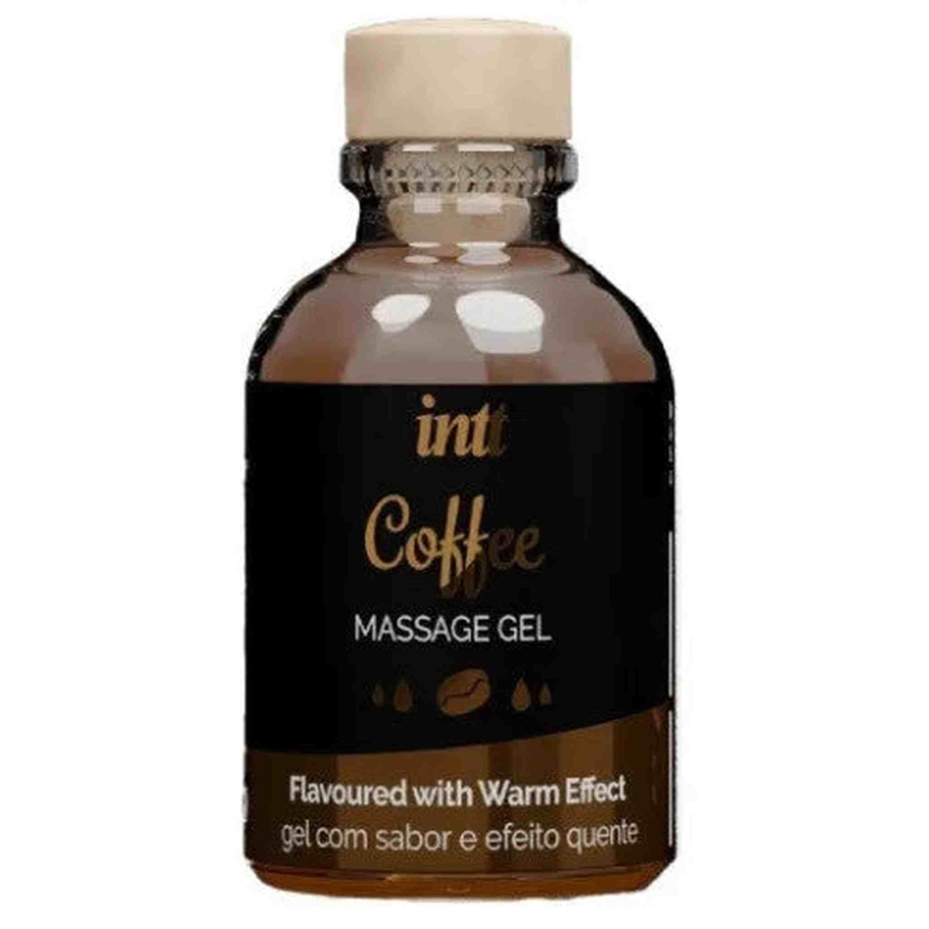 Gel da massaggio al gusto caffè con effetto riscaldante