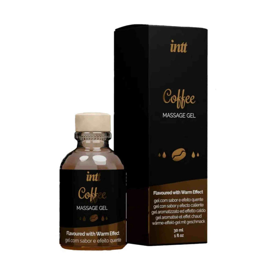 Gel da massaggio al gusto caffè con effetto riscaldante
