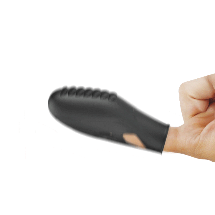 Gilo Vibratore da dita con rilievi stimolanti Ø 1.8 cm