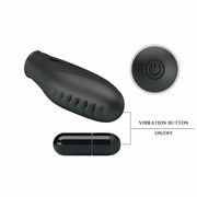 Gilo Vibratore da dita con rilievi stimolanti Ø 1.8 cm
