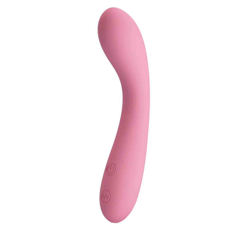 Gloria Silicone Vibrator for G-Spot Stimulation - Pink