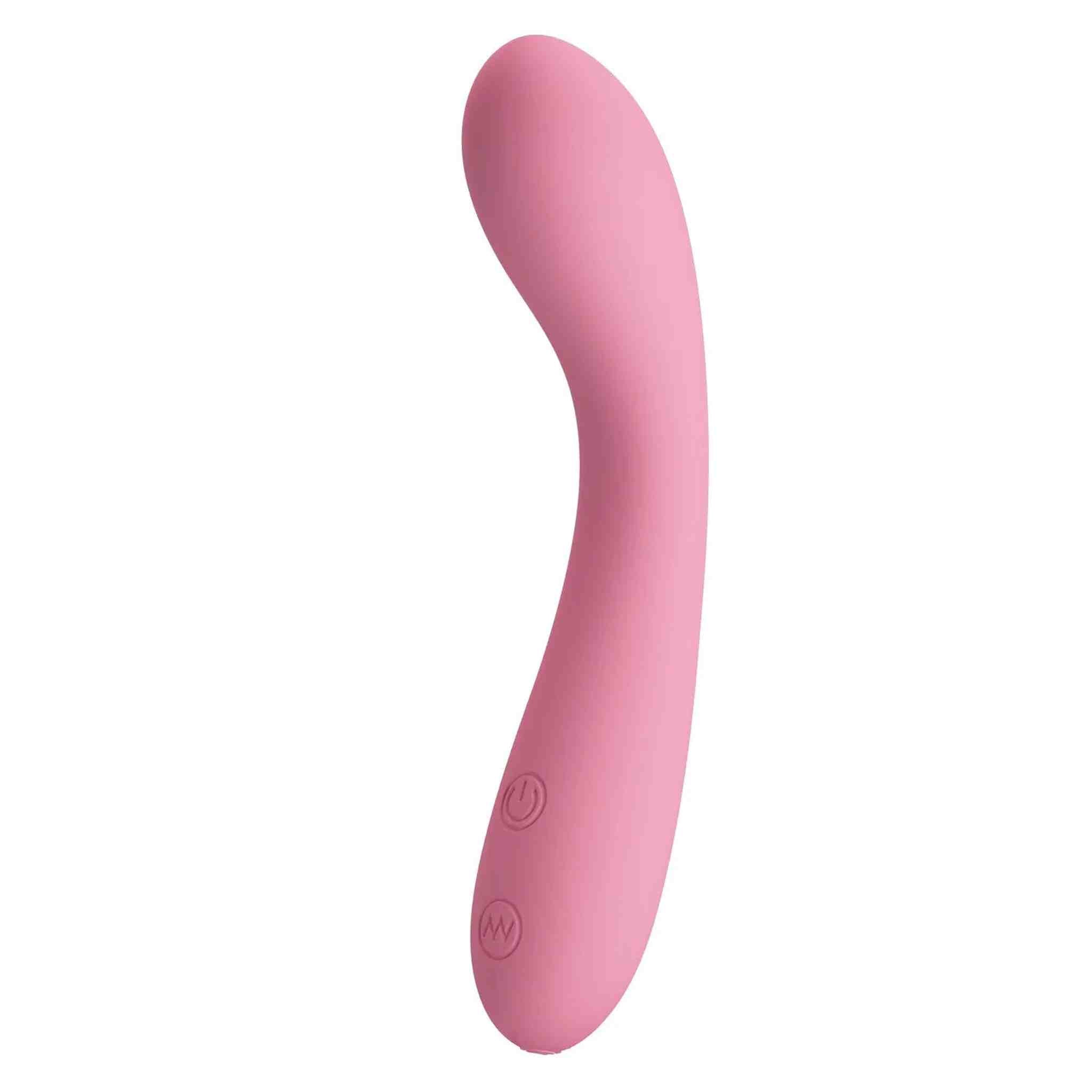 Gloria Vibratore in Silicone Per Stimolazione Punto G - Rosa