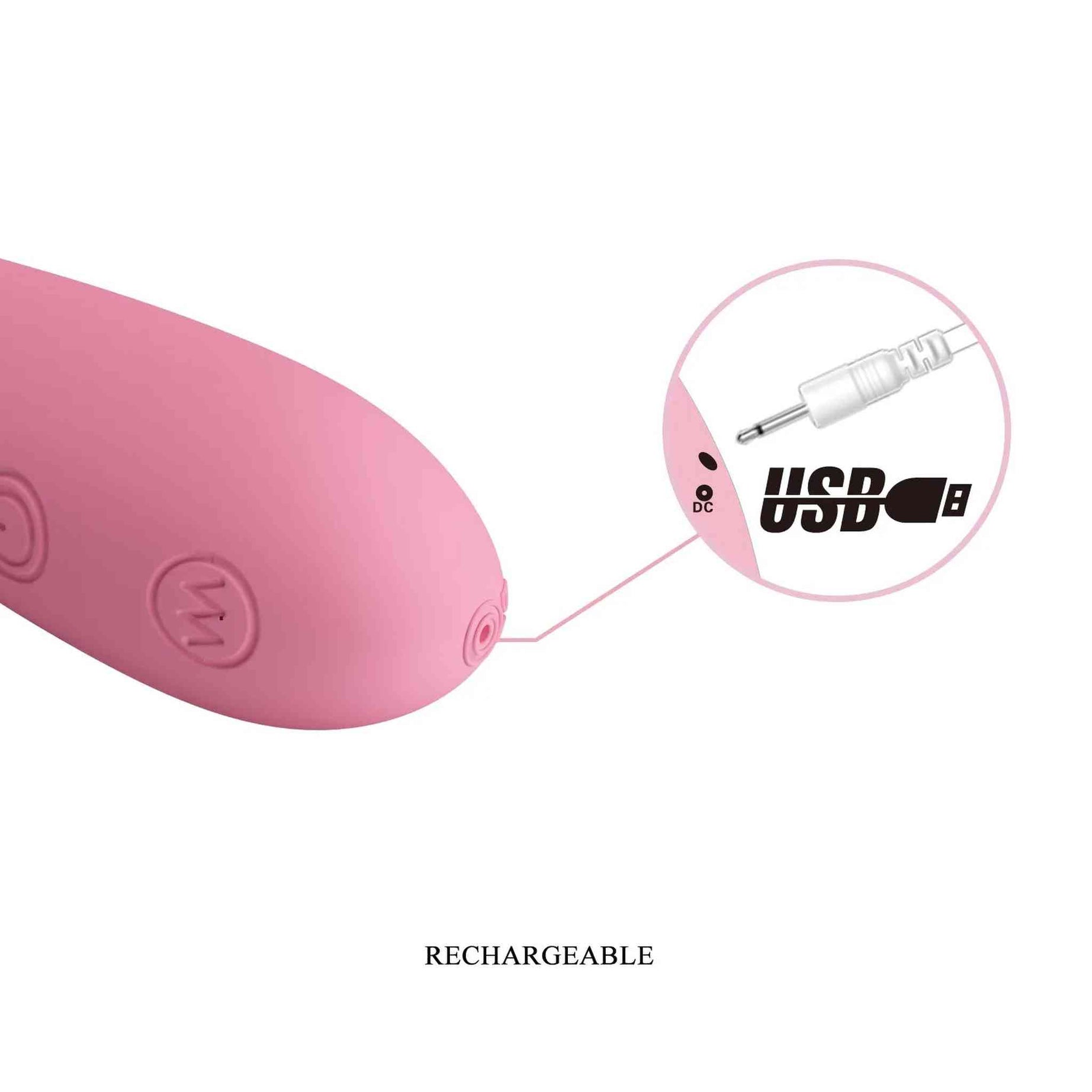 Gloria Vibratore in Silicone Per Stimolazione Punto G - Rosa