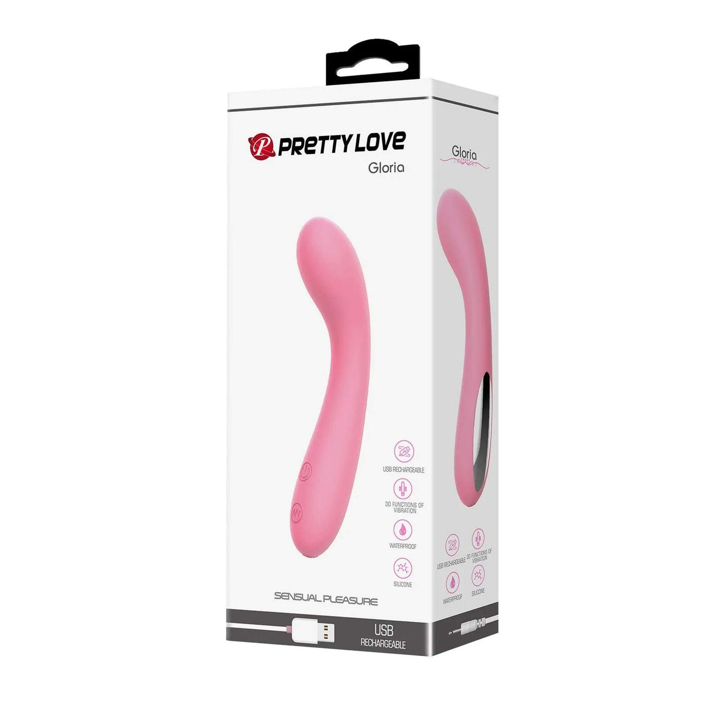 Gloria Vibratore Ricaricabile in Silicone per Stimolazione Punto G