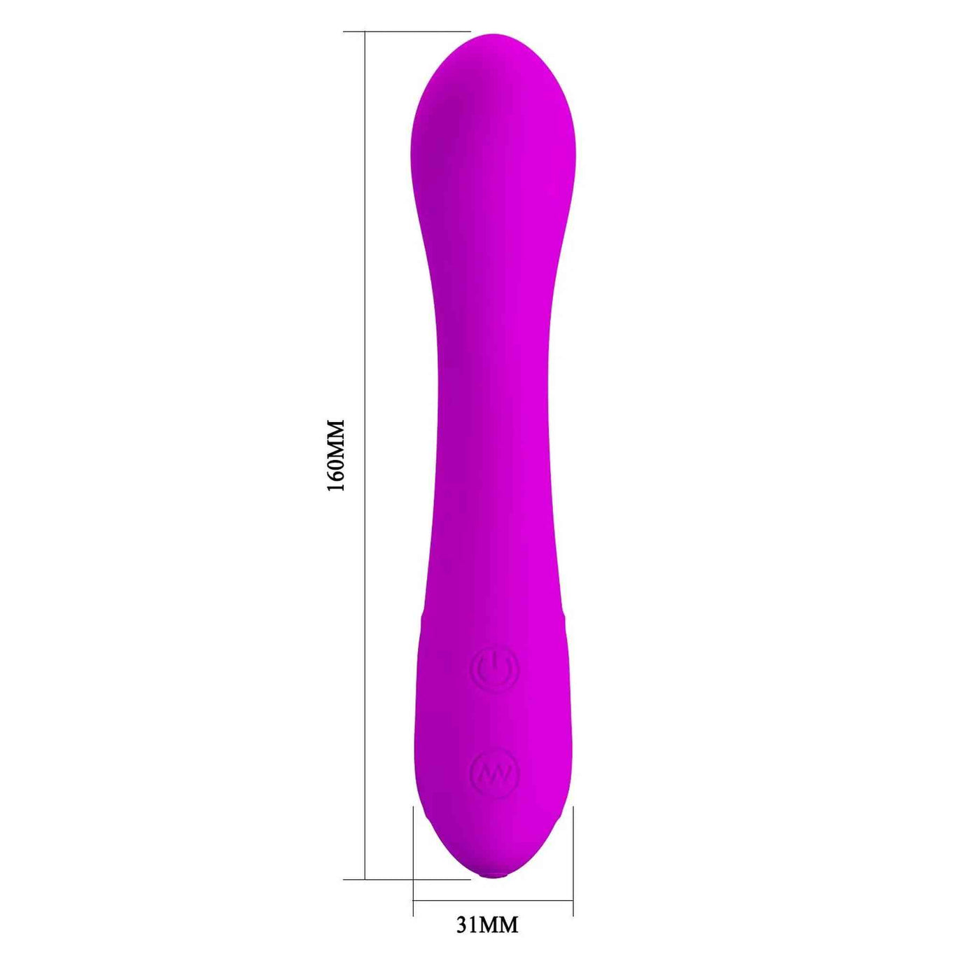 Gloria Vibratore Ricaricabile in Silicone per Stimolazione Punto G