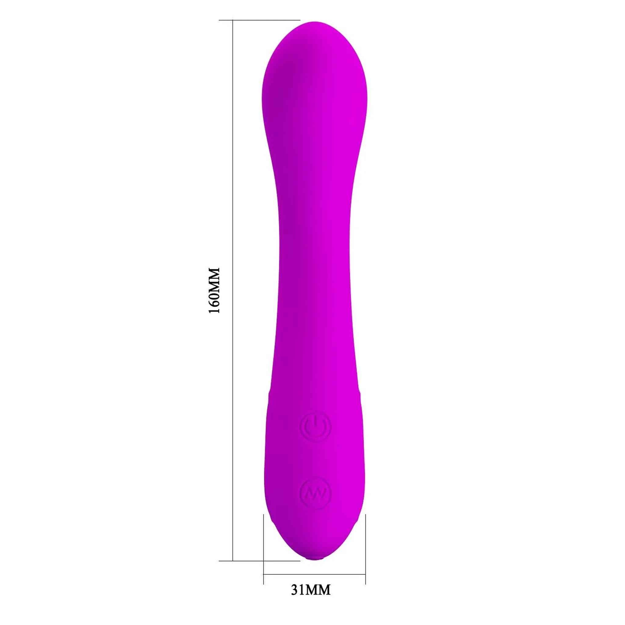 Gloria Vibratore in Silicone Per Stimolazione Punto G - Rosa