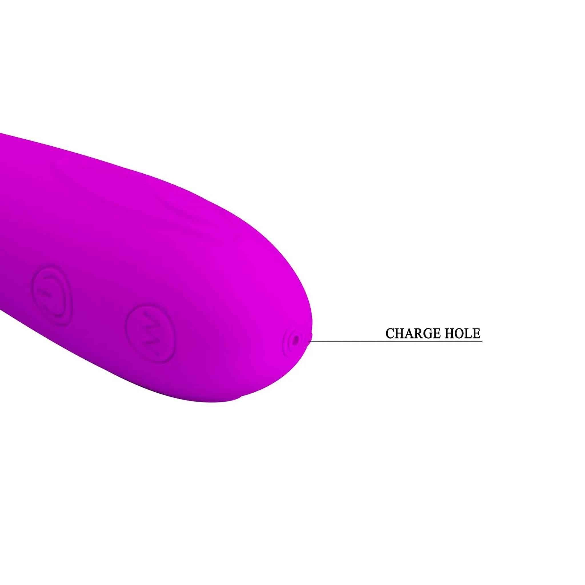 Gloria Vibratore in Silicone Per Stimolazione Punto G - Rosa